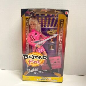1998 Beyond Pink Barbie Doll 20017 Glow in the Dark Accents Cassette